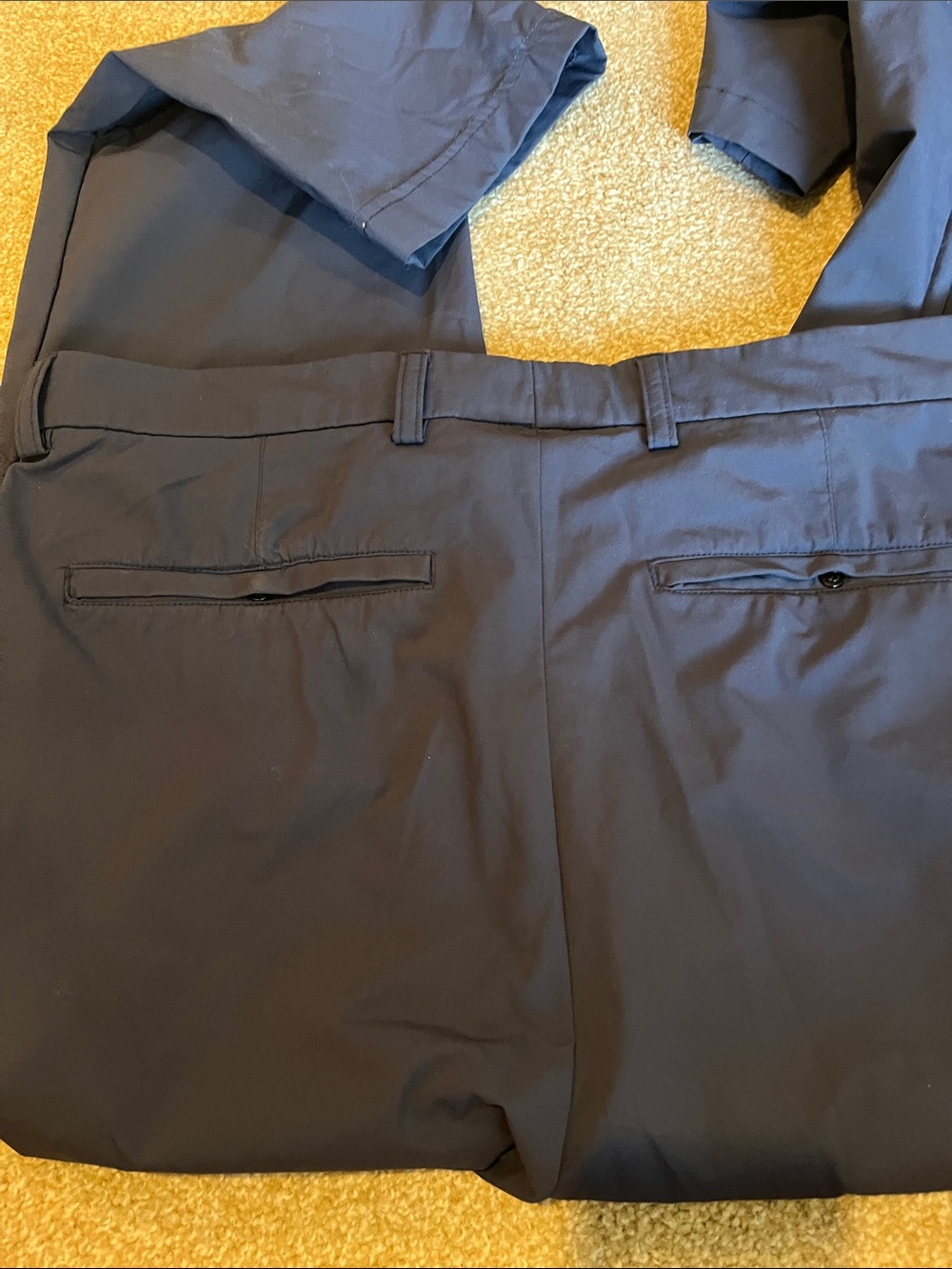 Calvin Klein Men's Navy Blue Performance Chinos - Picture 5 of 5